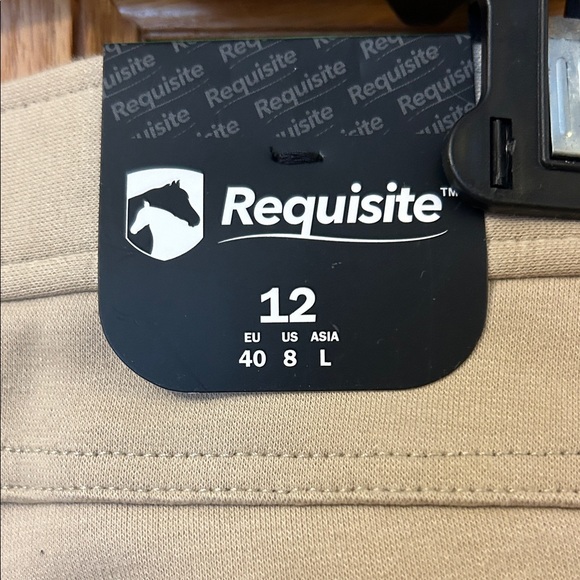 Requisite Beige Zip Pocket Riding Pants - Picture 6 of 6